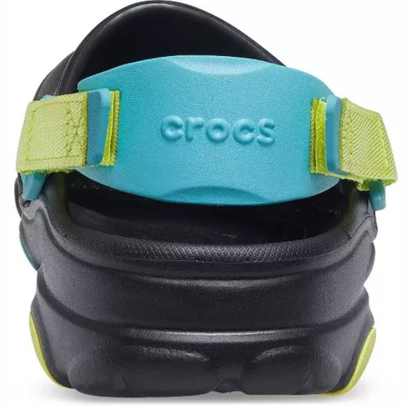 NEW CROCS Mens Sizes 10, 13 Classic All-Terrain Clogs - Black/ Multi - Picture 7 of 7